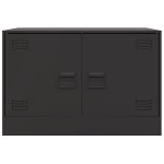 vidaXL Dulap TV, negru, 67x39x44 cm, oțel vidaXL Dulap TV, negru, 67x39x44 cm, oțel