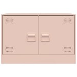 vidaXL Dulapuri TV 2 buc Roz 67x39x44 cm Otel