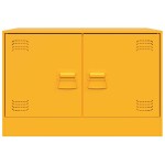 vidaXL Comodă TV, galben muștar, 67x39x44 cm, oțel