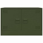 vidaXL Dulapuri TV 2 buc., verde măslină, 67x39x44 cm Otel