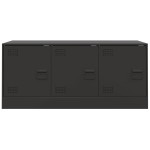 vidaXL Comodă TV, negru, 99x39x44 cm, oțel vidaXL Comodă TV, negru, 99x39x44 cm, oțel