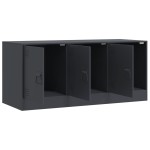 vidaXL Comodă TV, antracit, 99x39x44 cm, oțel vidaXL Comodă TV, antracit, 99x39x44 cm, oțel