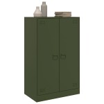 vidaXL Comodă verde măslină 67x39x107 cm oțel vidaXL Comodă verde măslină 67x39x107 cm oțel