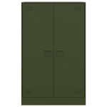 vidaXL Comodă verde măslină 67x39x107 cm oțel vidaXL Comodă verde măslină 67x39x107 cm oțel