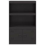 vidaXL Servantă, negru, 67x39x107 cm, oțel vidaXL Servantă, negru, 67x39x107 cm, oțel
