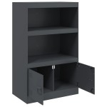 vidaXL Servantă, antracit, 67x39x107 cm, oțel vidaXL Servantă, antracit, 67x39x107 cm, oțel
