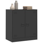 vidaXL Servantă, negru, 67x39x73 cm, oțel vidaXL Servantă, negru, 67x39x73 cm, oțel