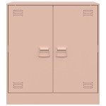 vidaXL Comodă Roz 67x39x73 cm oțel vidaXL Comodă Roz 67x39x73 cm oțel