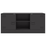 vidaXL Comodă TV, negru, 99x39x44 cm, oțel vidaXL Comodă TV, negru, 99x39x44 cm, oțel