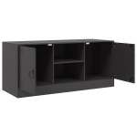 vidaXL Comodă TV, negru, 99x39x44 cm, oțel vidaXL Comodă TV, negru, 99x39x44 cm, oțel