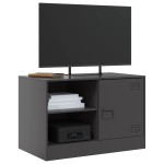 vidaXL Dulap TV, negru, 67x39x44 cm, oțel vidaXL Dulap TV, negru, 67x39x44 cm, oțel
