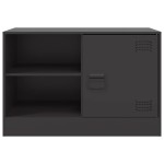 vidaXL Dulap TV, negru, 67x39x44 cm, oțel vidaXL Dulap TV, negru, 67x39x44 cm, oțel
