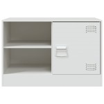 vidaXL Dulapuri TV 2 buc., alb, 67x39x44 cm Otel