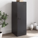 vidaXL Servantă, negru, 34,5x39x107 cm, oțel vidaXL Servantă, negru, 34,5x39x107 cm, oțel