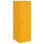 vidaXL Dulap, galben muștar, 34,5x39x107 cm, oțel vidaXL Dulap, galben muștar, 34,5x39x107 cm, oțel