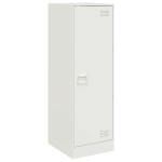 vidaXL Servantă, alb, 34,5x39x107 cm, oțel vidaXL Servantă, alb, 34,5x39x107 cm, oțel