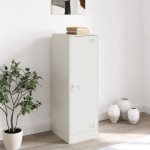 vidaXL Servantă, alb, 34,5x39x107 cm, oțel vidaXL Servantă, alb, 34,5x39x107 cm, oțel