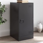 vidaXL Servantă, negru, 34,5x39x73 cm, oțel vidaXL Servantă, negru, 34,5x39x73 cm, oțel