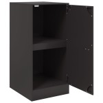 vidaXL Servantă, negru, 34,5x39x73 cm, oțel vidaXL Servantă, negru, 34,5x39x73 cm, oțel