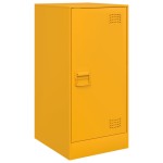 vidaXL Dulap, galben muștar, 34,5x39x73 cm, oțel vidaXL Dulap, galben muștar, 34,5x39x73 cm, oțel