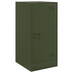 vidaXL Bufeta verde măslină 34,5x39x73 cm oțel