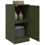 vidaXL Bufeta verde măslină 34,5x39x73 cm oțel
