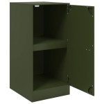 vidaXL Bufeta verde măslină 34,5x39x73 cm oțel
