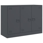 vidaXL Servantă, antracit, 99x39x73 cm, oțel vidaXL Servantă, antracit, 99x39x73 cm, oțel