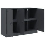 vidaXL Servantă, antracit, 99x39x73 cm, oțel vidaXL Servantă, antracit, 99x39x73 cm, oțel