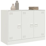 vidaXL Servantă, alb, 99x39x73 cm, oțel vidaXL Servantă, alb, 99x39x73 cm, oțel