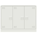 vidaXL Servantă, alb, 99x39x73 cm, oțel vidaXL Servantă, alb, 99x39x73 cm, oțel