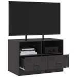 vidaXL Dulap TV, negru, 67x39x44 cm, oțel vidaXL Dulap TV, negru, 67x39x44 cm, oțel