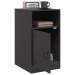vidaXL Noptiere, 2 buc., negru, 34,5x39x62 cm, oțel vidaXL Noptiere, 2 buc., negru, 34,5x39x62 cm, oțel