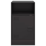 vidaXL Noptiere, 2 buc., negru, 34,5x39x62 cm, oțel vidaXL Noptiere, 2 buc., negru, 34,5x39x62 cm, oțel