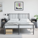 vidaXL Noptiere, 2 buc., antracit, 34,5x39x62 cm, oțel vidaXL Noptiere, 2 buc., antracit, 34,5x39x62 cm, oțel