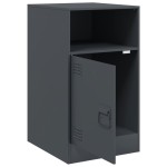 vidaXL Noptiere, 2 buc., antracit, 34,5x39x62 cm, oțel vidaXL Noptiere, 2 buc., antracit, 34,5x39x62 cm, oțel