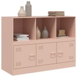 vidaXL Dulap, roz, 99x39x73 cm, oțel vidaXL Dulap, roz, 99x39x73 cm, oțel