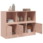 vidaXL Dulap, roz, 99x39x73 cm, oțel vidaXL Dulap, roz, 99x39x73 cm, oțel