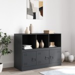 vidaXL Servantă, antracit, 99x39x73 cm, oțel vidaXL Servantă, antracit, 99x39x73 cm, oțel