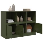 vidaXL Bufeta verde măslină 99x39x73 cm oțel