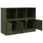 vidaXL Bufeta verde măslină 99x39x73 cm oțel