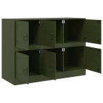 vidaXL Bufeta verde măslină 99x39x73 cm oțel