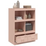vidaXL Comodă Roz 67x39x95 cm oțel vidaXL Comodă Roz 67x39x95 cm oțel