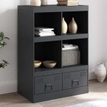 vidaXL Dulap înalt, antracit, 67x39x95 cm, oțel vidaXL Dulap înalt, antracit, 67x39x95 cm, oțel