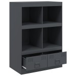 vidaXL Dulap înalt, antracit, 67x39x95 cm, oțel vidaXL Dulap înalt, antracit, 67x39x95 cm, oțel