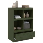 vidaXL Dulap înalt verde măslină 67x39x95 cm oțel vidaXL Dulap înalt verde măslină 67x39x95 cm oțel