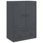 vidaXL Dulap înalt, antracit, 67x39x95 cm, oțel vidaXL Dulap înalt, antracit, 67x39x95 cm, oțel