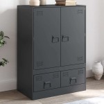 vidaXL Dulap înalt, antracit, 67x39x95 cm, oțel vidaXL Dulap înalt, antracit, 67x39x95 cm, oțel