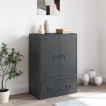 vidaXL Dulap înalt, antracit, 67x39x95 cm, oțel vidaXL Dulap înalt, antracit, 67x39x95 cm, oțel