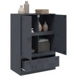 vidaXL Dulap înalt, antracit, 67x39x95 cm, oțel vidaXL Dulap înalt, antracit, 67x39x95 cm, oțel